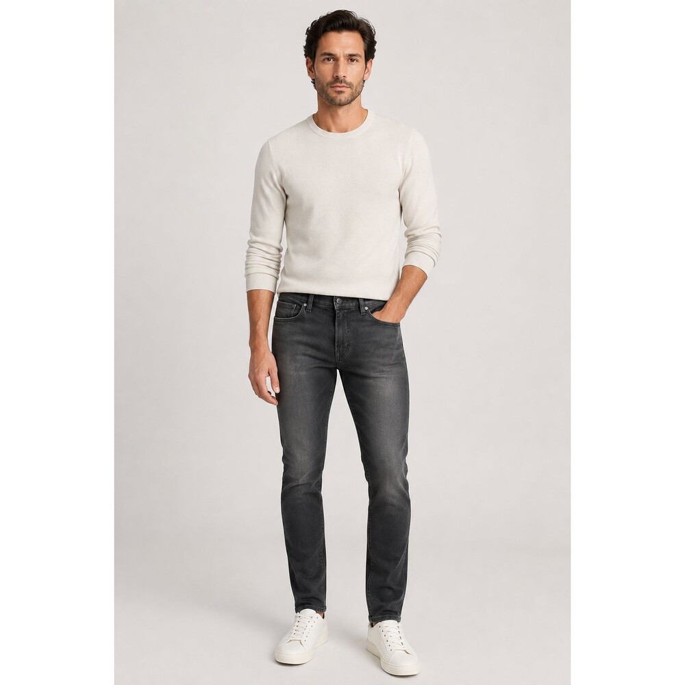 Banana Republic Traveler Skinny Jeans Mens 31x34 Gray Stretch Denim